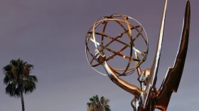 Emmy Statue is seen in front of the Television Academy during the red carpet for the 68th Los Angeles Emmy Awards in North Hollywood, Calif. on July 23, 2016. (Angela Weiss/AFP/Getty Images)