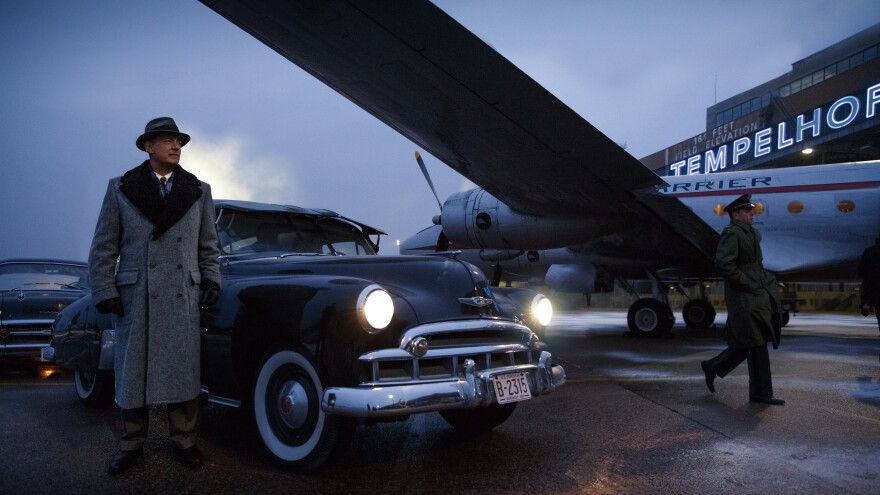 Tom Hanks plays Brooklyn lawyer James Donovan in Spielberg's <em>Bridge of Spies</em>, a Cold War thriller.