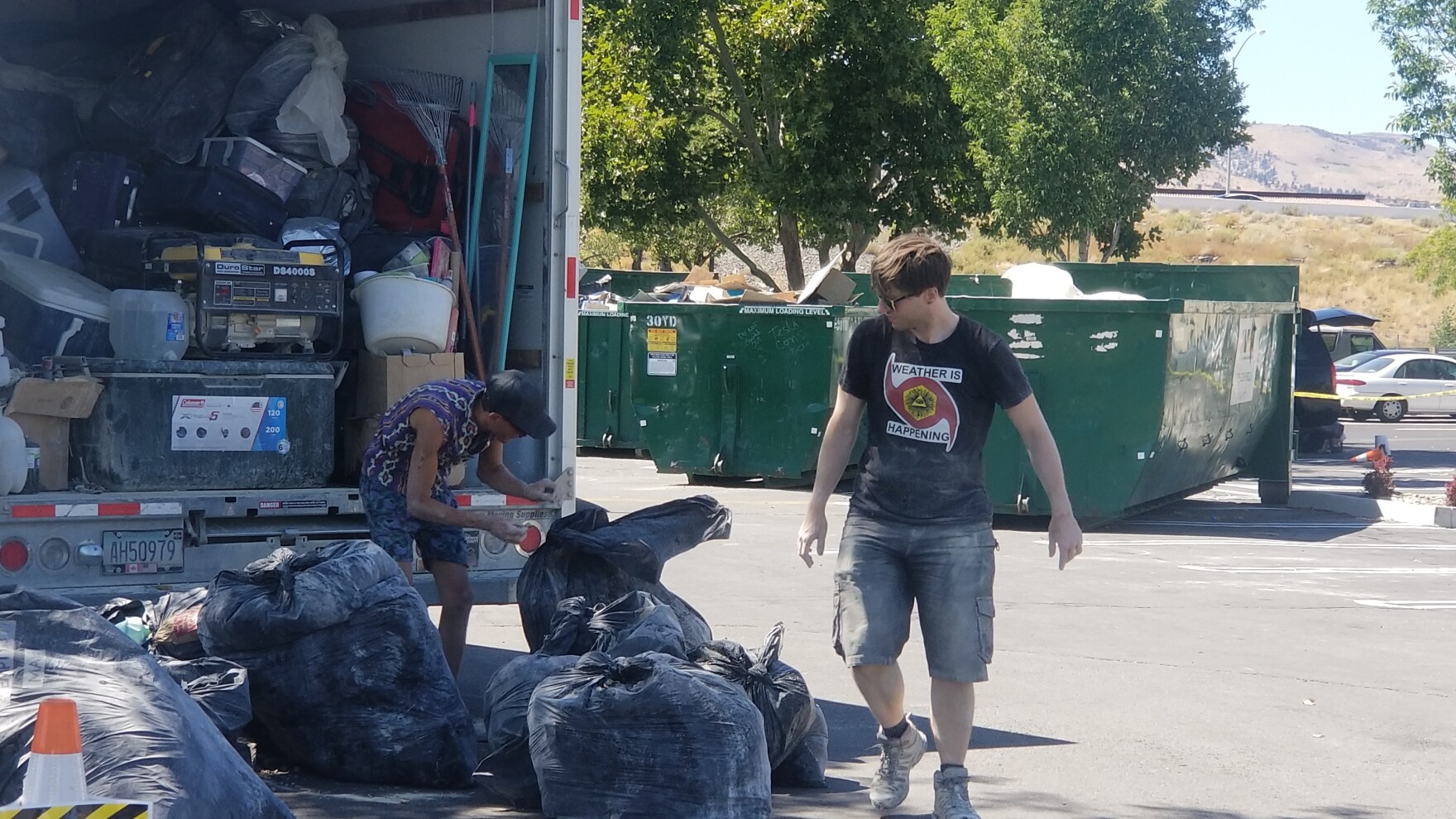 Trash And Burn The Mess After Burning Man