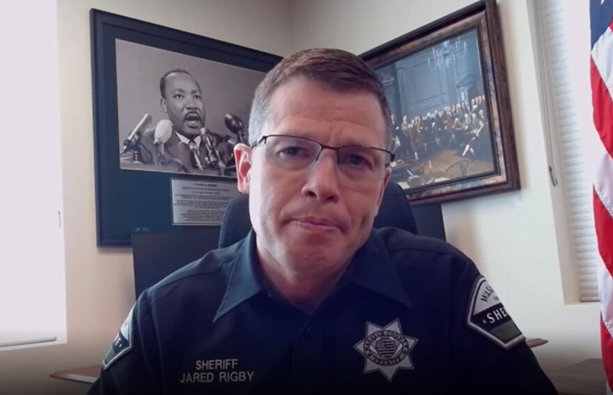 On Friday, Wasatch County Sheriff Jared Rigby released two videos in response to videos of his part in a 2021 investigation that recently resurfaced.