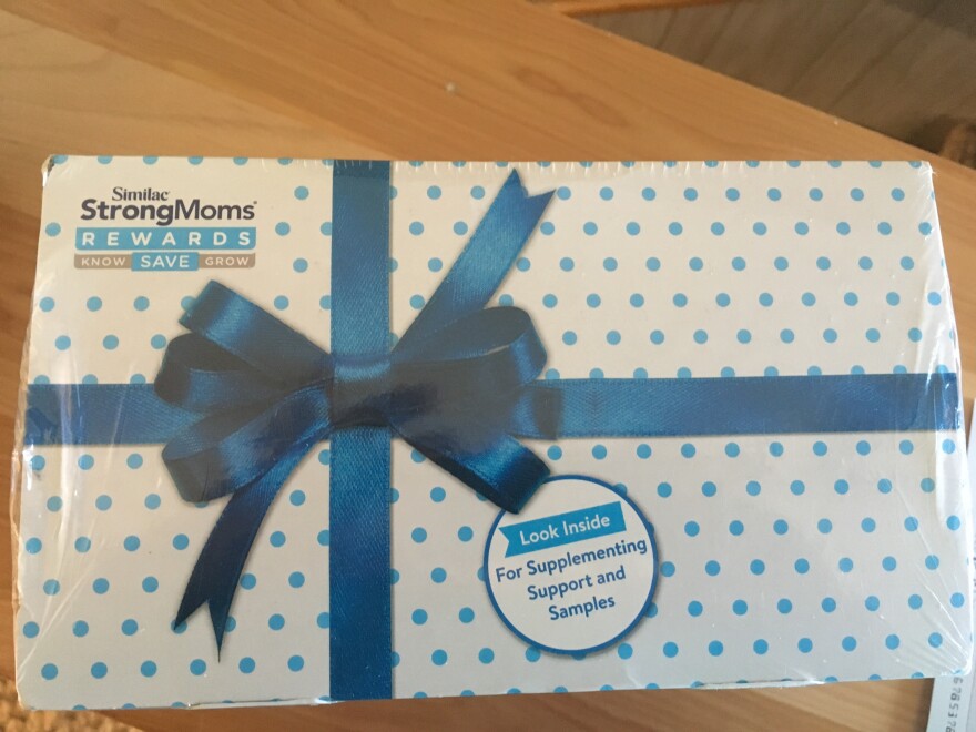 Amy Pittman received a box with sample formula from a company that got her information from a pregnancy app. Pittman had already miscarried when the box arrived.