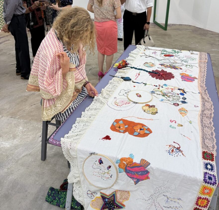 “I moved to Miami ten years ago because of the vibrant cultural mix, the fiber arts scene, and the opportunity to grow roots. There’s a fast pace, but if you’re focused, the city gives back,” says artist Laura Marsh.