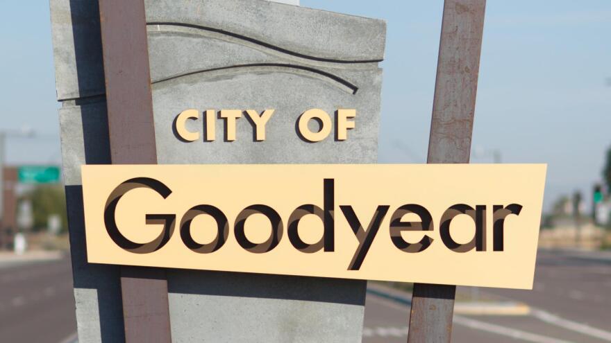city of goodyear sign