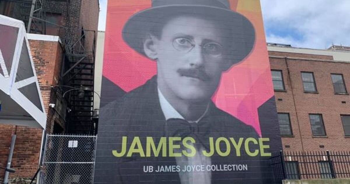 Buffalo celebrates 'Ulysses' author James Joyce with downtown mural