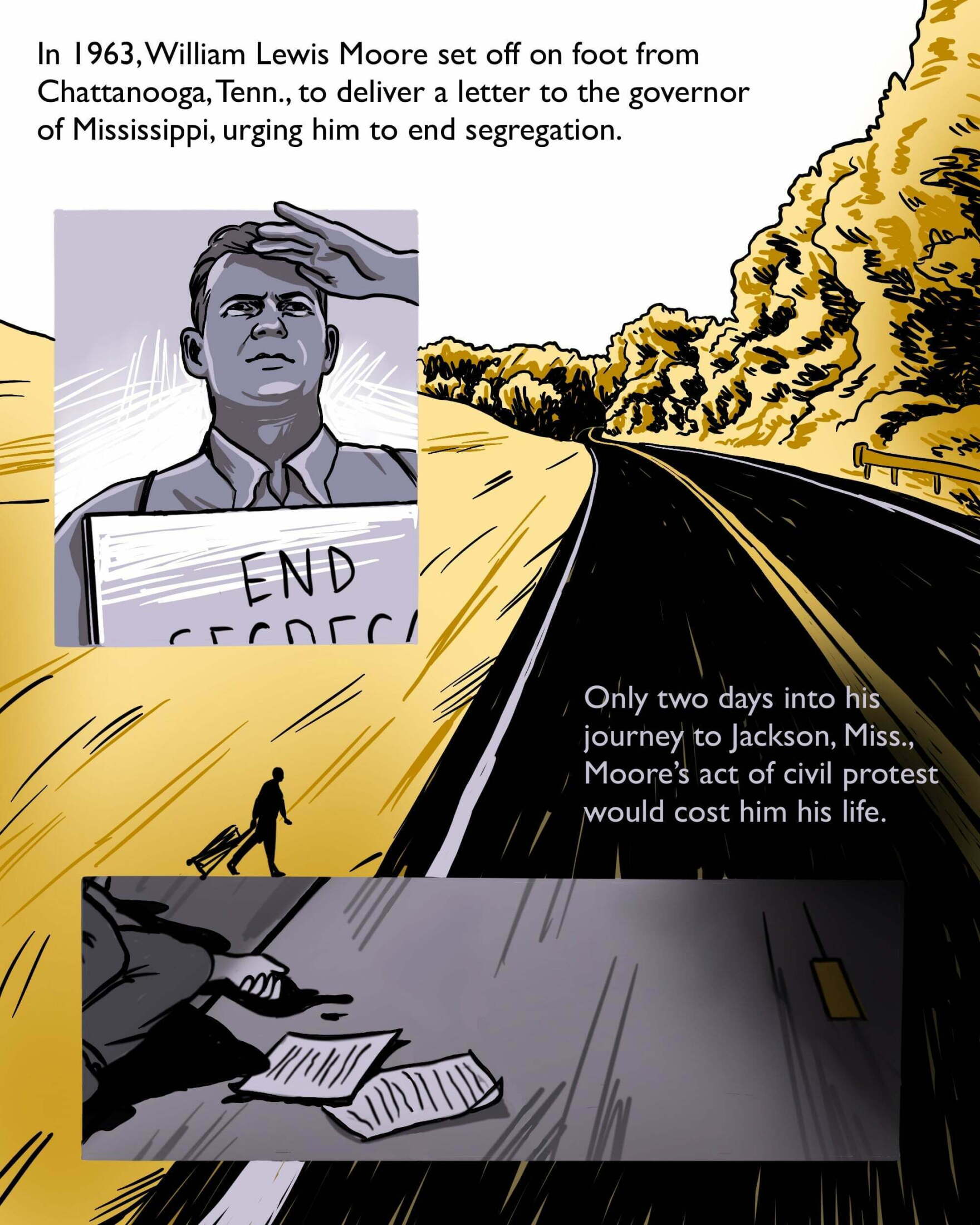 Civil Rights Comic Strip Activity Example COMIC: The roadside marker unlocking a forgotten civil rights murder | WAMC