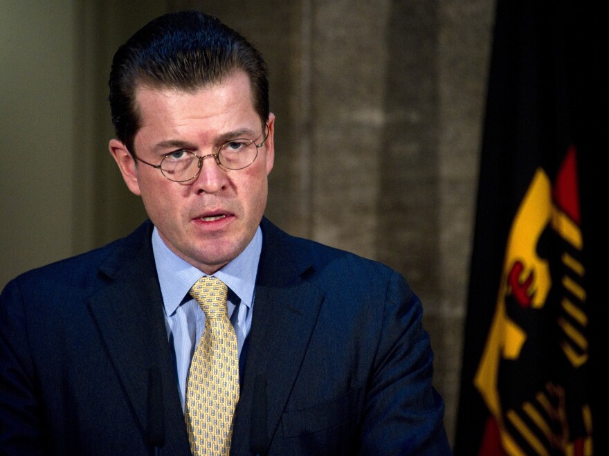 German Defense Minister Karl-Theodor zu Guttenberg was stripped of his doctoral degree and resigned last year after accusations of plagiarism.