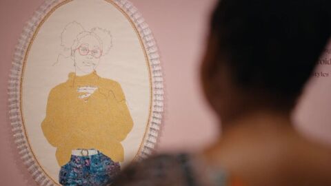The artwork of Gio Swaby and other Bahamian artists is featured in "Reframing Paradise" playing as part of the Rhode Island International Film Festival this week