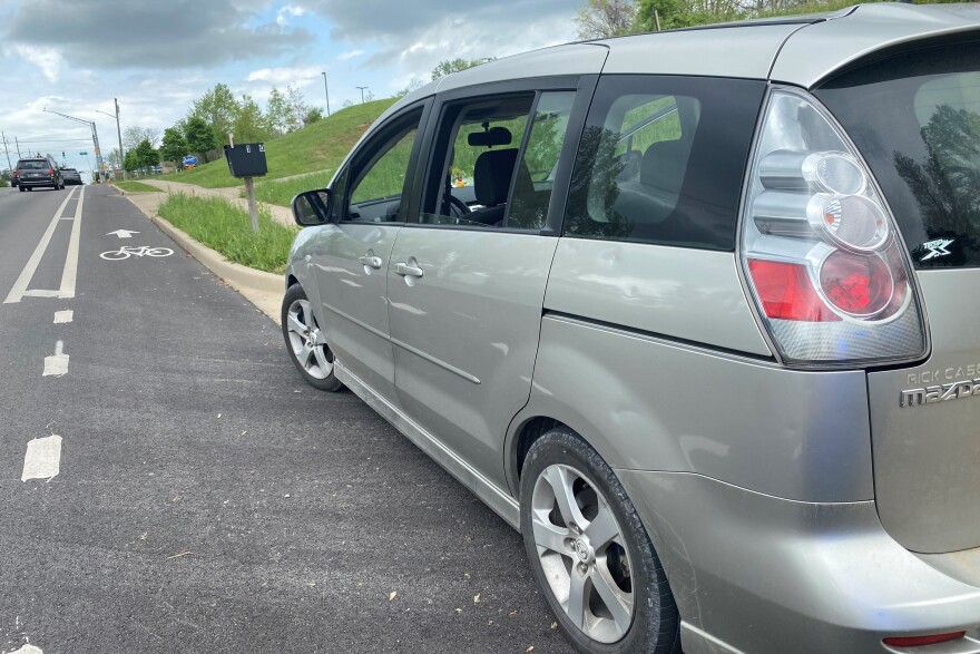 The vehicle was stopped around 1:45 p.m. April 30, briefly closing West Third Street by Culver’s.