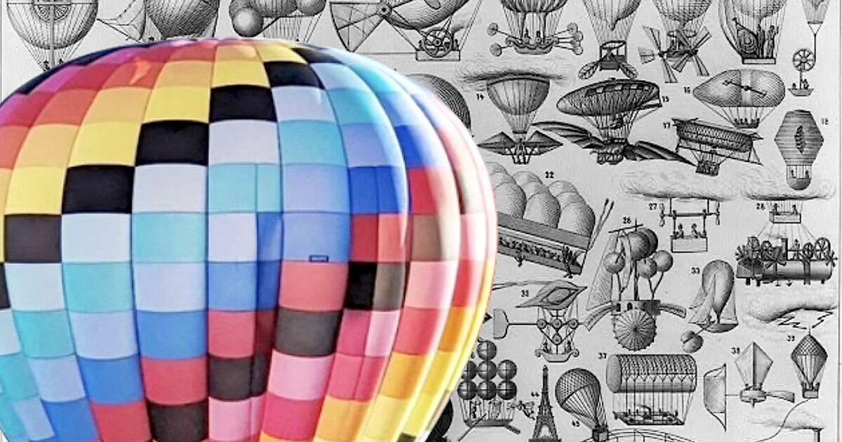 A brief history of the first flying machine: the (French) hot air balloon
