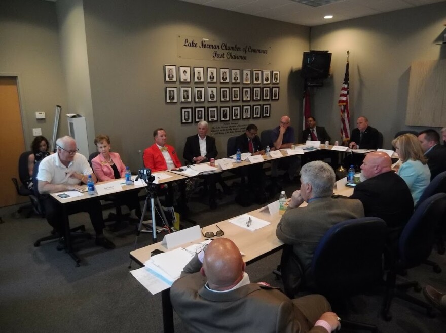 The NCDOT's I-77 Local Advisory Committee met Thursday in Cornelius. 