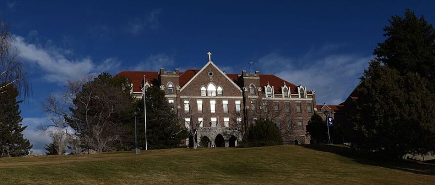 St. Charles Hall at Carroll College in Helena, MT.