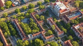Arial view of the University of Florida campus.