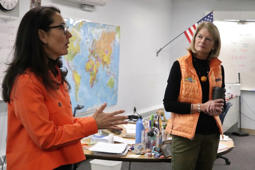 Mary Peltola and Lisa Murkowski