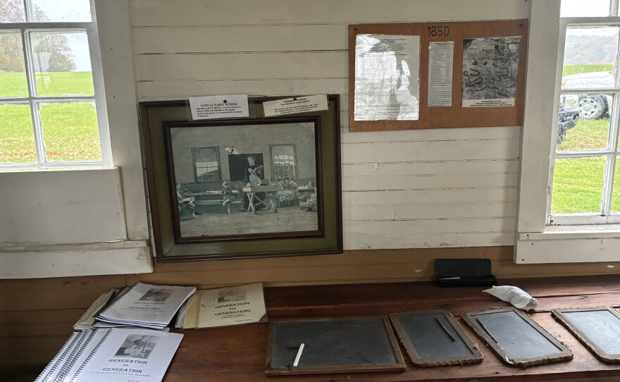 The Richmond Hill School's walls now detail the school's history. The school is now on the National Register of Historic Places.