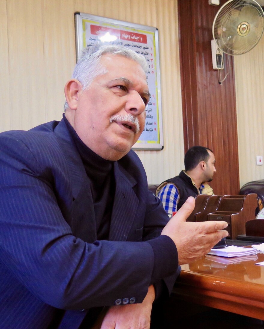 Dr. Hassan Zgyr, director of the west Mosul general hospital. Zgyr was director of surgery at the hospital while ISIS occupied the city and during the battle. He says many of the civilian casualties he saw were women and children killed in airstrikes.