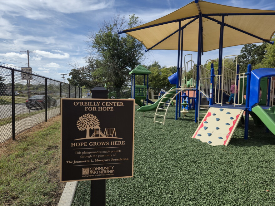 The new playground at the Darr Family Foundation HUB