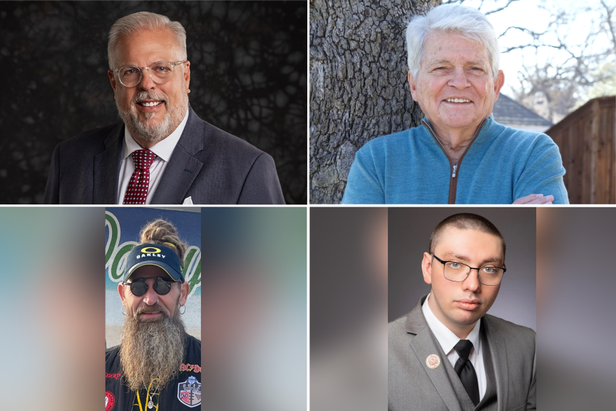 Jim Ross, Steve Cavender, Shaun Mallory and Hunter Crow.