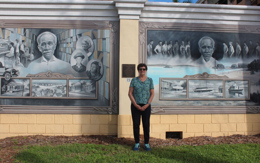 Mural Society Executive Director took prompt action to save 'The Life and Times of George Brown' mural after spotting water damage following a rainstorm. 