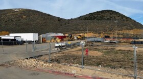 Construction on the former Treasure Mountain Junior High campus on March 27, 2026.