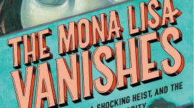 A portion of the cover of Nicholas Day's "Mona Lisa Vanishes."