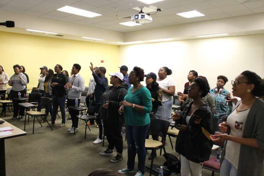 UCF Gospel and Cultural Choir. Photo: Matthew Peddie / WMFE