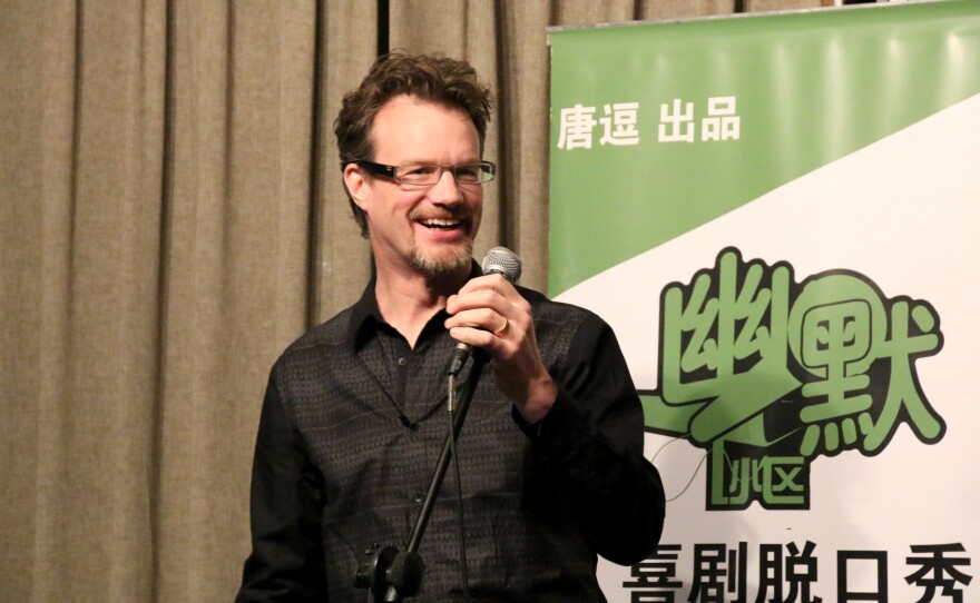 Canadian comedian Mark Rowswell performs in Beijing. Known in Chinese as Dashan, or "big mountain," he is China's best-known foreign TV personality.