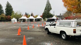 Lane County Public Health is offering the option of getting a vaccine or booster dose in a drive-thru clinic at the Lane Events Center in Eugene