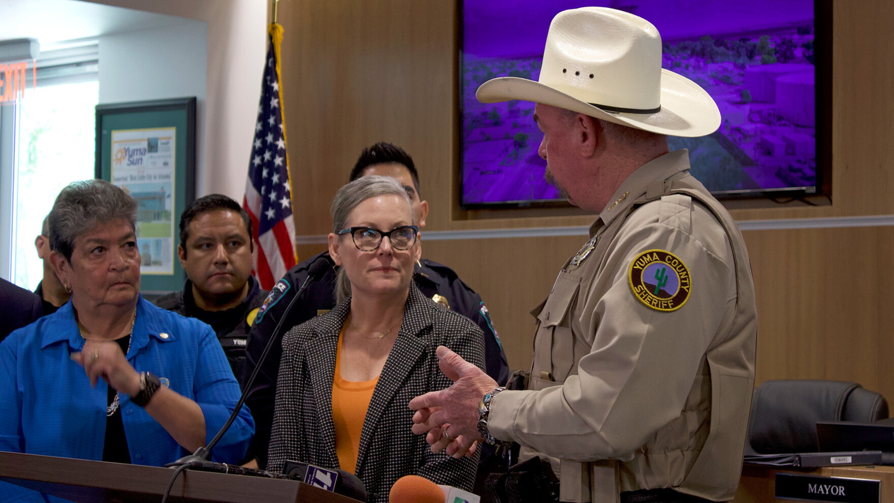 Yuma County sheriff says he also hasn't been briefed on Hobbs' latest ...