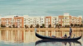 Take a romantic Valentine's Day cruise in a gondola around Lake Carolyn.