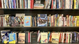 The bookshelves at Vermont Public. Can you spot a book you've read?