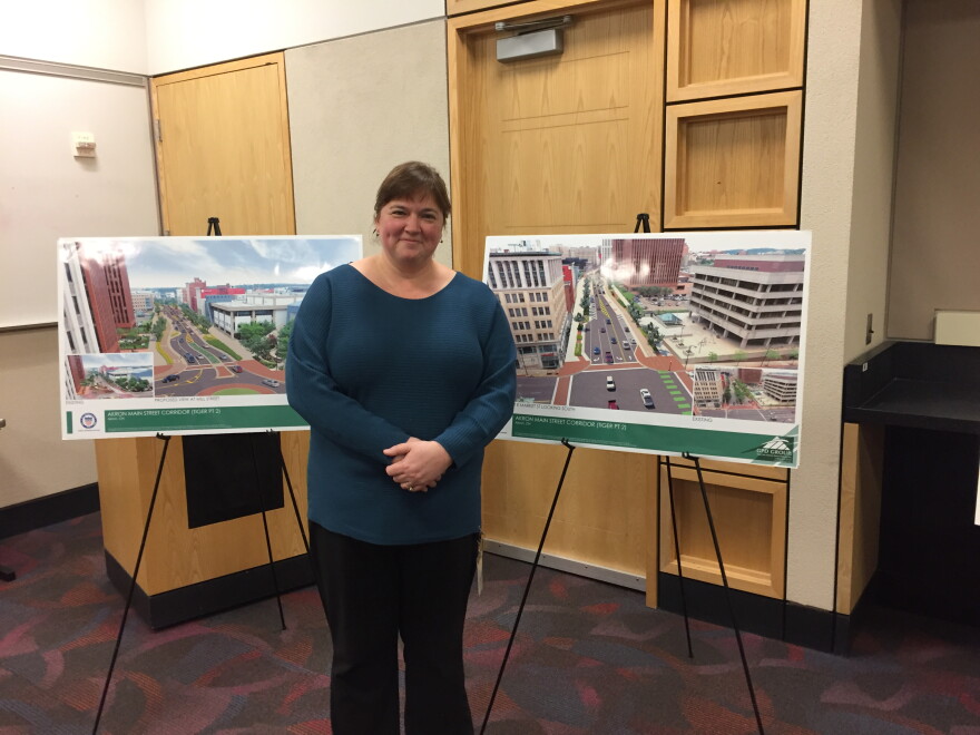 Christine Jonke, a project manager in Akron's Engineering Bureau, says they've been collecting input on phases I and II of the Main Street program for several years, espcially concentrating on business owners over the last six months.