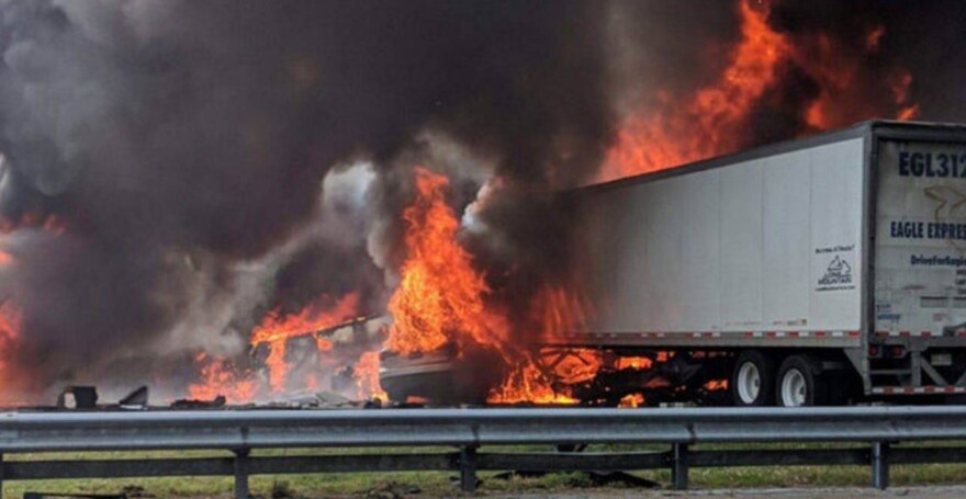 The NTSB has put out a preliminary report on a fiery Jan. 2019 crash on Interstate-75 that killed five children and two truck drivers.