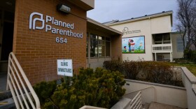 Planned Parenthood is seen next to the Pregnancy Resource Center of Salt Lake City on Monday, Feb. 5, 2024.