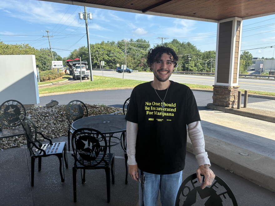 Grayson Cotes, who filed suit against the city of Roanoke and Vice Mayor Terry McGuire.