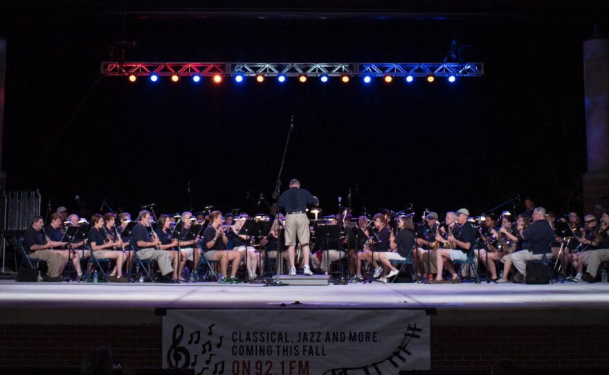 The Gainesville Community Band was the final performance of the evening and played a mix of American standards, as well as tributes to Elvis and Pirates of the Caribbean.