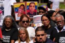 Relatives of Venezuelan political prisoners gather at the Central University of Venezuela to call for their release in Caracas on Tuesday, Jan. 13, 2026.