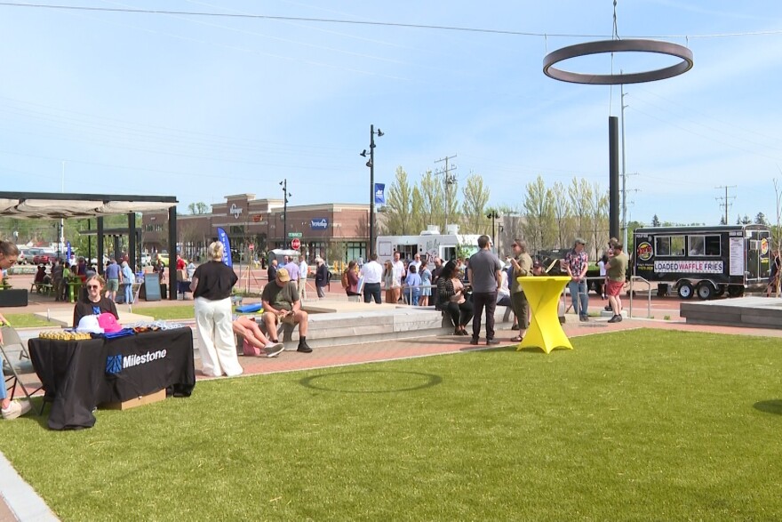 Approximately 50 community members and City employees gathered to celebrate the Grand Opening of Hopewell Commons.