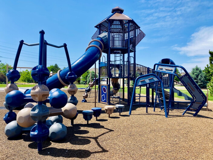 The new accessible playground at Pine Grove Park.