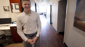 Optometrist Hunter Morgan poses in his offices on Friday, March 1, 2024, in Encinitas, Calif.