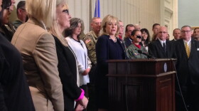 Oklahoma Governor Mary Faillin held a press conference on Wednesday, May 3, 2017,, asking state legislators to balance Oklahoma's budget.