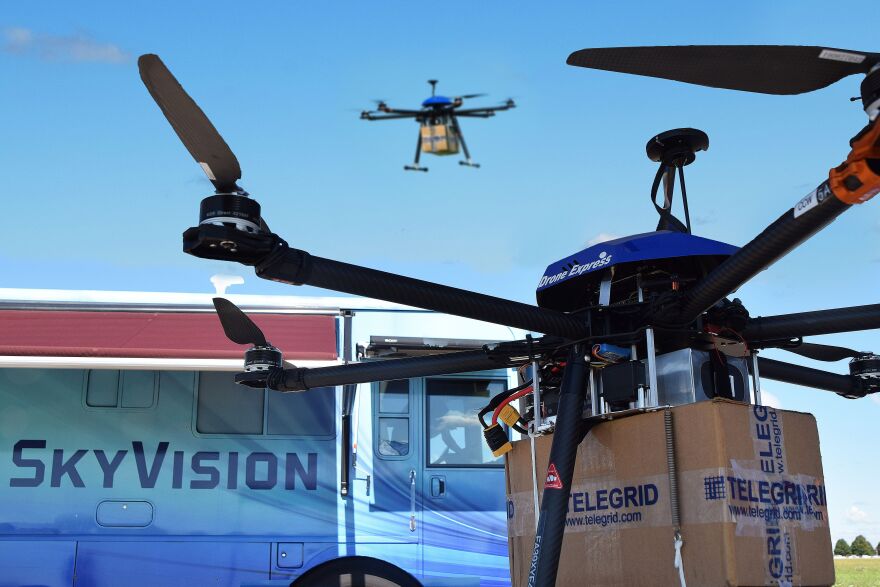 Using a special kind of radar system in Springfield, Ohio, Drone Express will be able to fly beyond visual line of sight. [Drone Express]