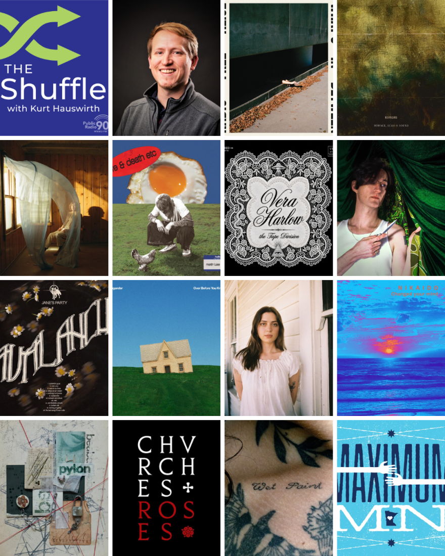 Decorative collage of featured artists' album art
