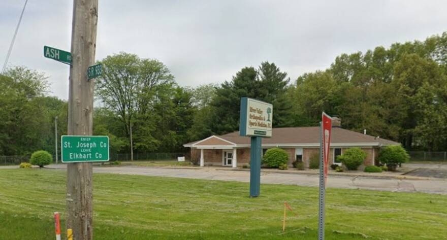 St. Joseph County commissioners will vote Tuesday on whether to pay $604,000 for this 2-acre lot at the northwest corner of Ash Road and Lincoln Way East, for a potential railroad overpass at the intersection.