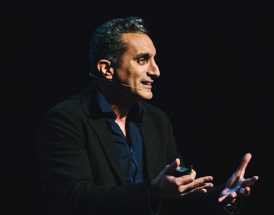 Bassem Youssef gained international recognition as the host of his own television show of political satire in his native Egypt.