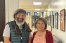 National Hispanic Heritage Month is upon us! Many events are happening. President of the Hispanic Women of Springfield Ana Manriquez (right) shares information on the activities and some ISM events with Jeff Williams (left) of Community Voices.