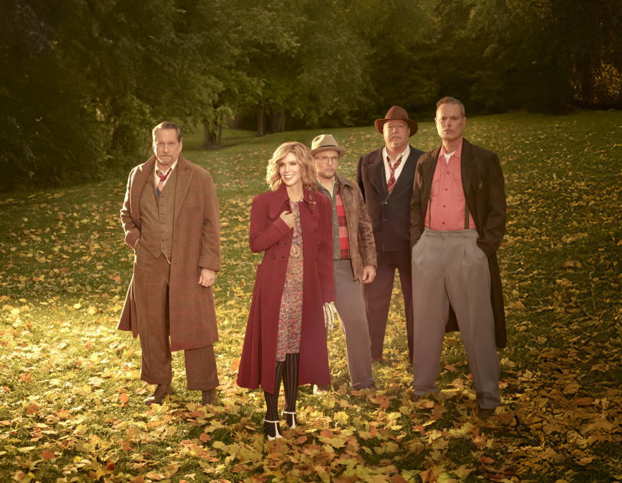 Alison Krauss & Union Station (featuring Jerry Douglas, left), will play Davenport's Adler Theatre on Friday, Sept. 11, 2026.