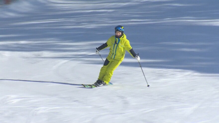 Olympic skier