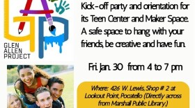 GAP Teen Center and Maker Space info 