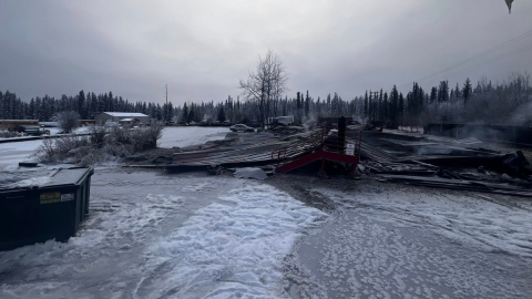 Investigators searched last week through the burned-out remains of the Caribou Hotel, but failed to find the remains of Mary Jo Evans.