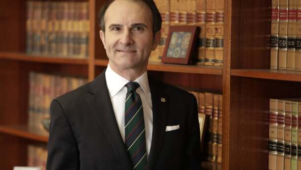 A photo of Norfolk Commonwealth's Attorney Ramin Fatehi. Fatehi's office secured nearly $900,000 in new city funding to assign prosecutors to every jailable misdemeanor docket in Norfolk, expanding his staff to roughly 100 employees and adding a new director of diversion.